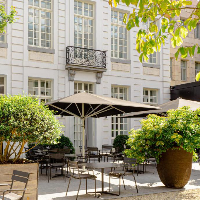 Les meilleurs hôtels à Gand ou Gent en Belgique : Terrasse du Pillows Grand Boutique Hotel Reylof