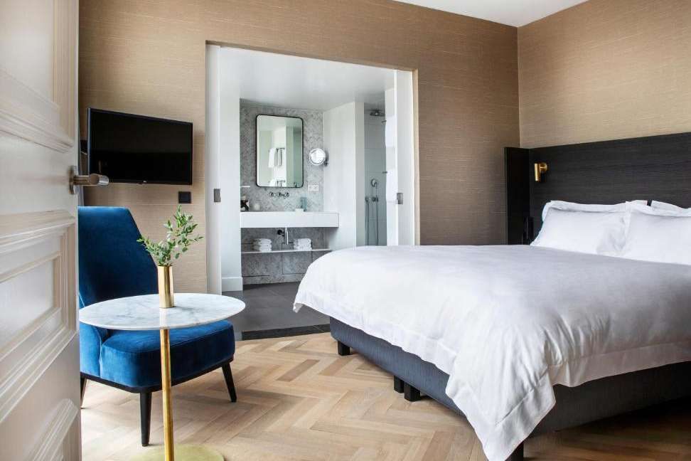 Les meilleurs hôtels à Gand ou Gent en Belgique : Chambre chaleureuse du Pillows Grand Boutique Hotel Reylof