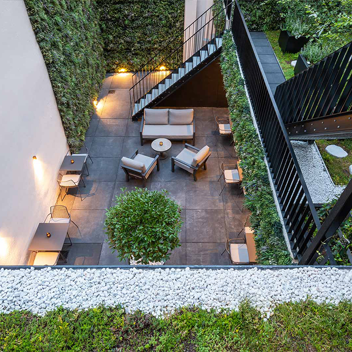 Les meilleurs hôtels à Gand ou Gent en Belgique : Terrasse en pleine ville au One Two Four Hotel & Spa